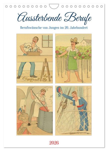 Produktbild: Aussterbende Berufe (Wandkalender 2026 DIN A4 hoch), CALVENDO Monatskalender