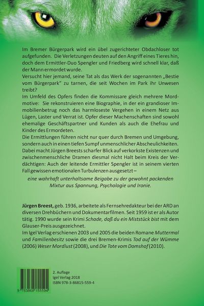Produktbild: Die Bestie vom B&uuml;rgerpark