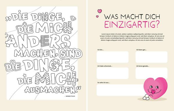 Produktbild: Little Hearts - Big Feelings - Mein Gef&uuml;hle-Malbuch