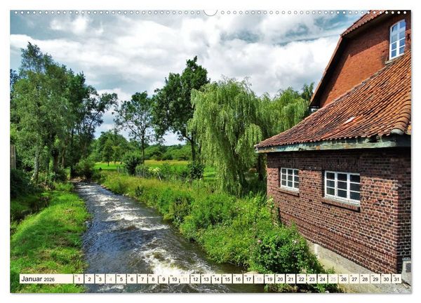 Produktbild: Rotenburg - Die bunte Stadt an der W&uuml;mme (hochwertiger Premium Wandkalender 2026 DIN A2 quer), Kunstdruck in Hochglanz