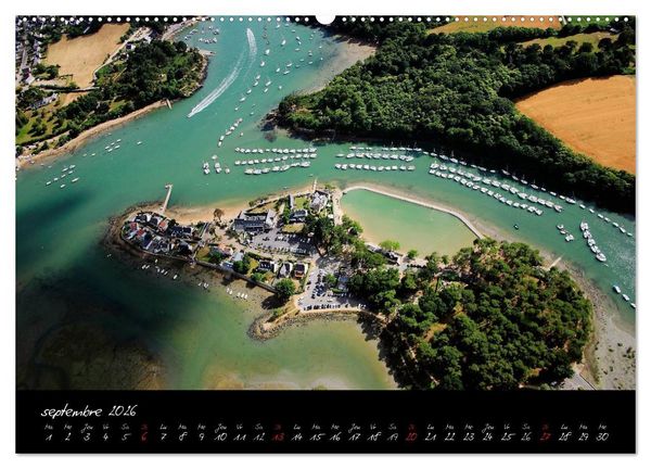 Produktbild: Le Morbihan entre terre et mer (Calendrier mural 2026 DIN A2 vertical) calendrier de bureau