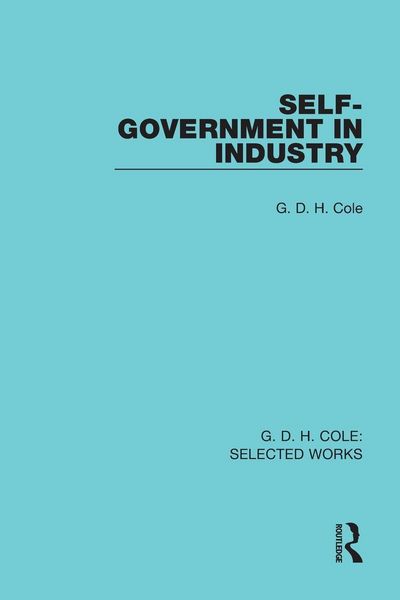 Produktbild: Self-Government in Industry