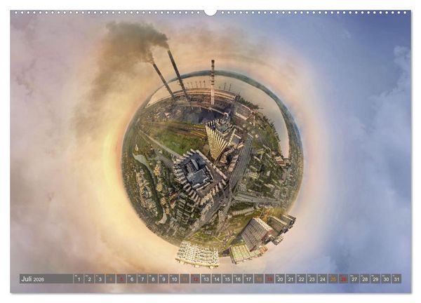 Produktbild: Fisheye Fotografie (Wandkalender 2026 DIN A2 quer), CALVENDO Monatskalender