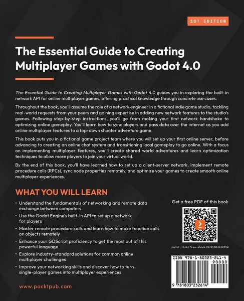 Produktbild: The Essential Guide to Creating Multiplayer Games with Godot 4.0