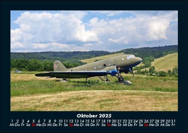 Produktbild: Flugzeuge 2025 Fotokalender DIN A5