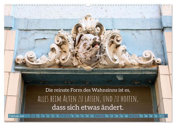 Produktbild: Jeder ist ein Genie! Zitate von Albert Einstein (Wandkalender 2026 DIN A2 quer), CALVENDO Monatskalender