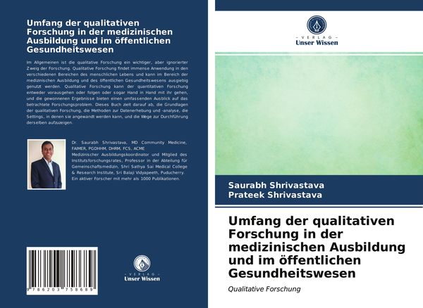 Produktbild: Umfang der qualitativen Forschung in der medizinischen Ausbildung und im &ouml;ffentlichen Gesundheitswesen