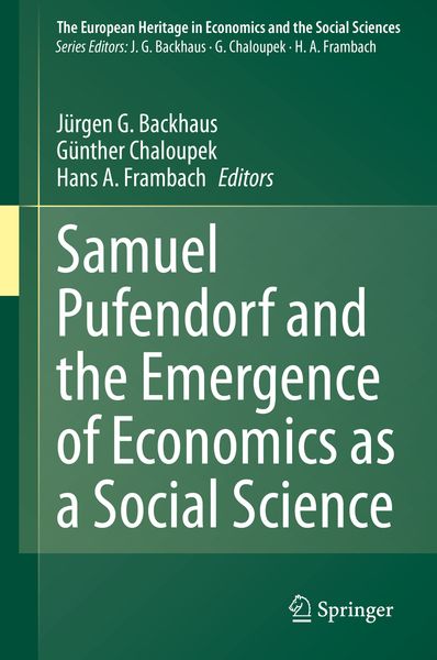 Produktbild: Samuel Pufendorf and the Emergence of Economics as a Social Science
