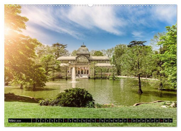 Produktbild: Madrid entdecken (Wandkalender 2026 DIN A2 quer), CALVENDO Monatskalender