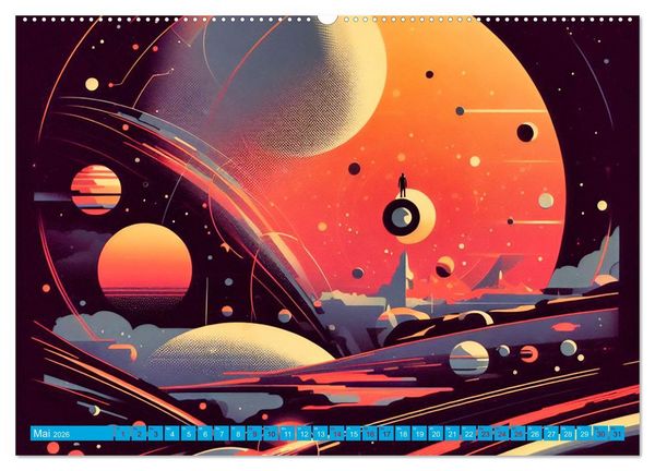 Produktbild: Lost Fiction (Wandkalender 2026 DIN A2 quer), CALVENDO Monatskalender
