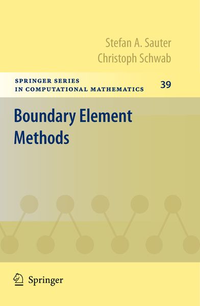 Produktbild: Boundary Element Methods