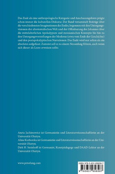 Produktbild: Imaginationen des Endes