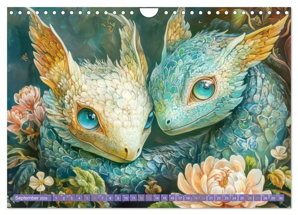 Produktbild: Tierwesen &ndash; Der Fantasie entsprungen (Wandkalender 2026 DIN A4 quer), CALVENDO Monatskalender