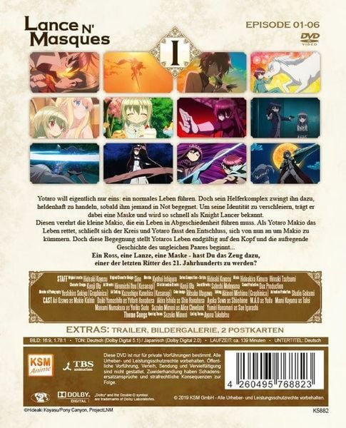 Produktbild: Lance N' Masques - Volume 1: Episode 01-06