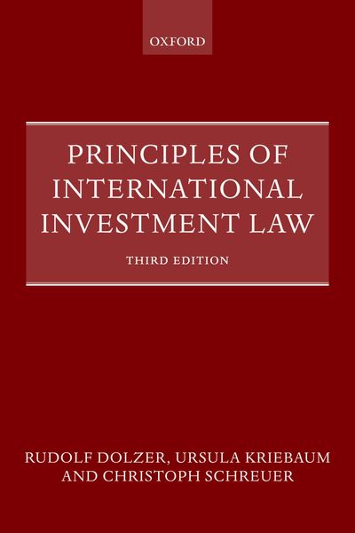 Produktbild: Principles of International Investment Law