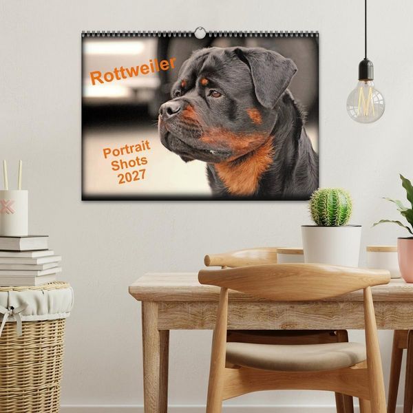 Produktbild: Rottweiler Portait Shots 2027 (Wall Calendar 2027 DIN A3 landscape), CALVENDO 12 Month Wall Calendar