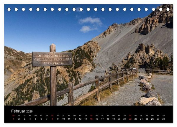 Produktbild: Entschleunigt ... reisen durch traumhafte Landschaften "Les Grandes Alpes" (Tischkalender 2026 DIN A5 quer), CALVENDO Monatskalender