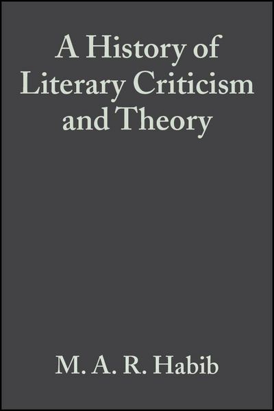 Produktbild: A History of Literary Criticism