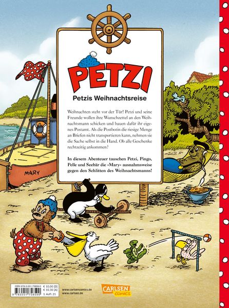 Petzi - Der Comic 3: Petzis Weihnachtsreise