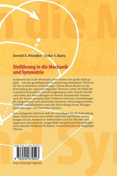 Produktbild: Einf&uuml;hrung in die Mechanik und Symmetrie