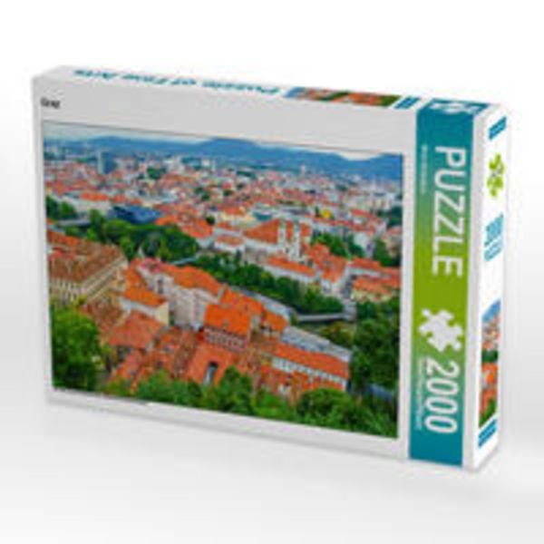 CALVENDO Puzzle Graz | 2000 Teile Lege-Größe 90 × 67 cm Foto-Puzzle für glückliche Stunden