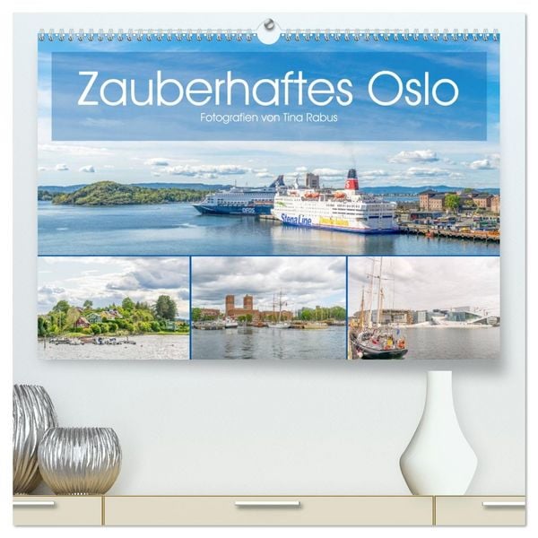 Produktbild: Zauberhaftes Oslo (hochwertiger Premium Wandkalender 2026 DIN A2 quer), Kunstdruck in Hochglanz