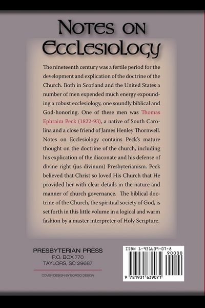 Produktbild: Notes on Ecclesiology