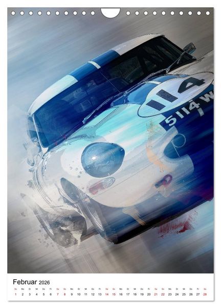 Produktbild: Faszination Rennsport (Wandkalender 2026 DIN A4 hoch), CALVENDO Monatskalender