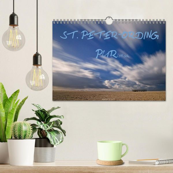 Produktbild: ST. PETER-ORDING PURistisch (Wandkalender 2026 DIN A4 quer), CALVENDO Monatskalender