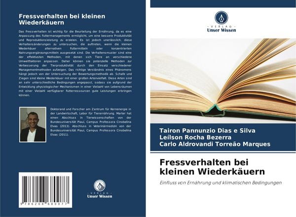 Fressverhalten bei kleinen Wiederkäuern, Taschenbuch von Tairon Pannunzio Dias e. Silva , Leílson Rocha Bezerra , Carlo Aldrovandi Torreão Marques,