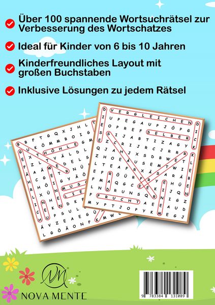 Produktbild: Suchsel R&auml;tselbuch f&uuml;r Kinder ab 6 Jahren