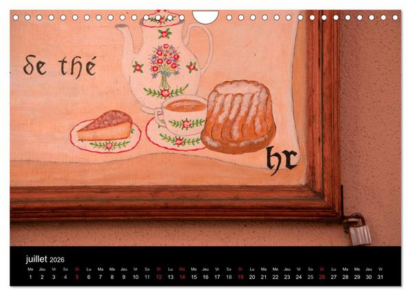 Produktbild: D&eacute;tails d'Alsace (Calendrier mural 2026 DIN A4 vertical), CALVENDO calendrier mensuel