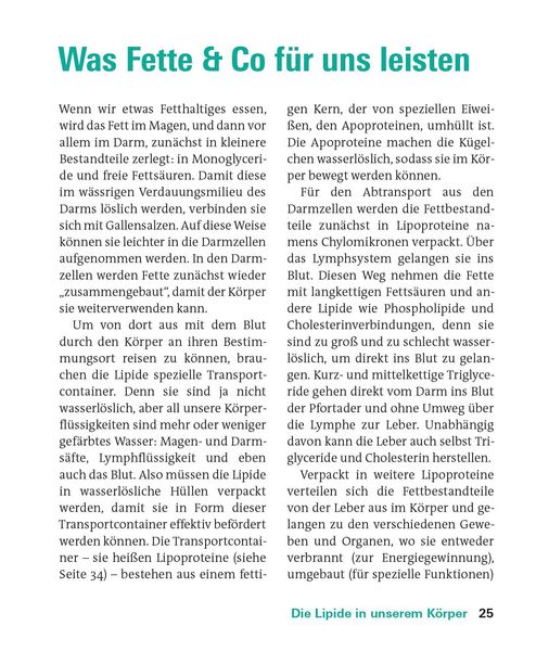 Produktbild: Fette und Fetts&auml;uren