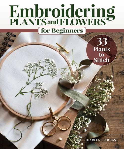 Produktbild: Embroidering Plants and Flowers for Beginners