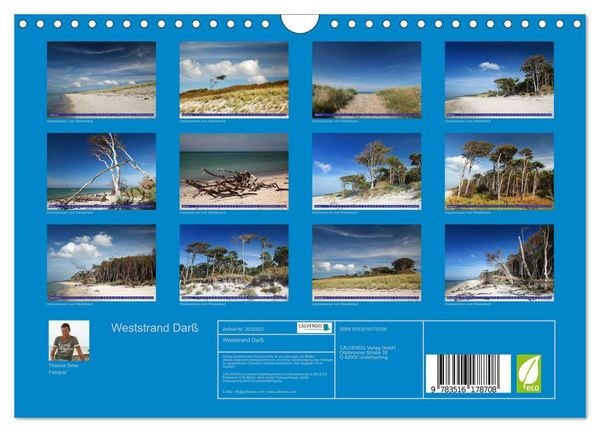 Produktbild: Weststrand Dar&szlig; (Wandkalender 2026 DIN A4 quer), CALVENDO Monatskalender