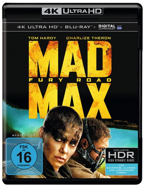Produktbild: Mad Max: Fury Road (4K Ultra HD) (+ Blu-ray)