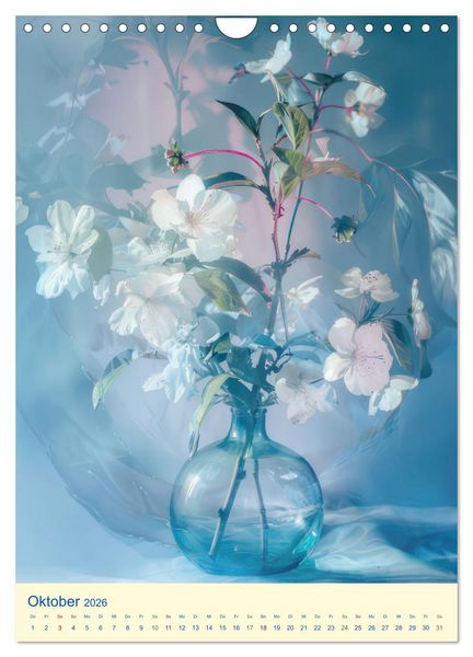 Produktbild: Blumen in zauberhaftem Licht (Wandkalender 2026 DIN A4 hoch), CALVENDO Monatskalender