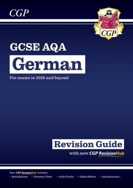 Produktbild: GCSE German AQA Revision Guide with CGP RevisionHub