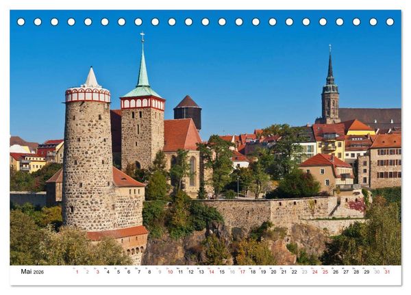 Produktbild: Sachsen (Tischkalender 2026 DIN A5 quer), CALVENDO Monatskalender