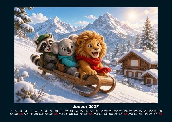 Produktbild: Abenteuerreise durch Europa 2027 Fotokalender DIN A4