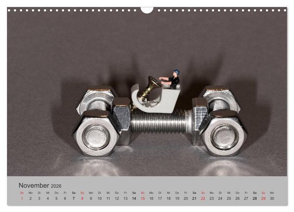 Produktbild: Miniaturen - Das Leben der Minis (Wandkalender 2026 DIN A3 quer), CALVENDO Monatskalender