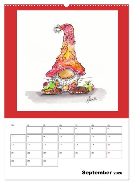 Produktbild: WichtelParade (hochwertiger Premium Wandkalender 2026 DIN A2 hoch), Kunstdruck in Hochglanz