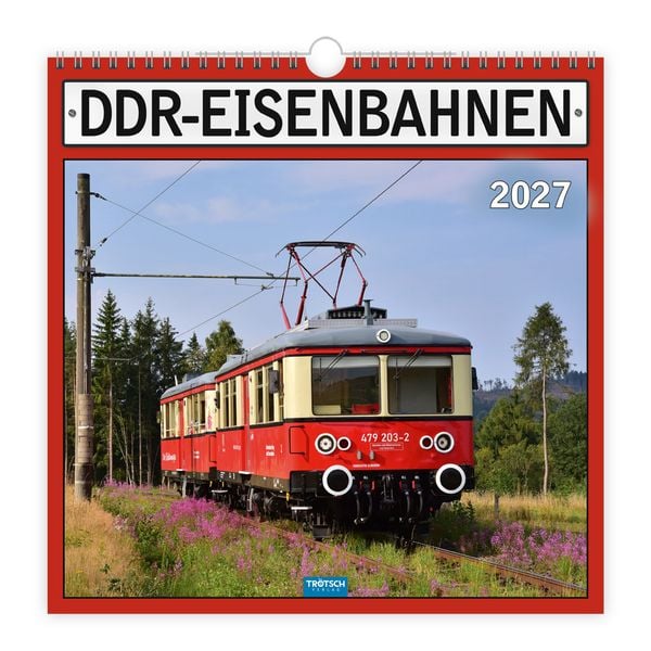 Produktbild: TR&Ouml;TSCH - Technikkalender DDR-Eisenbahnen 2027