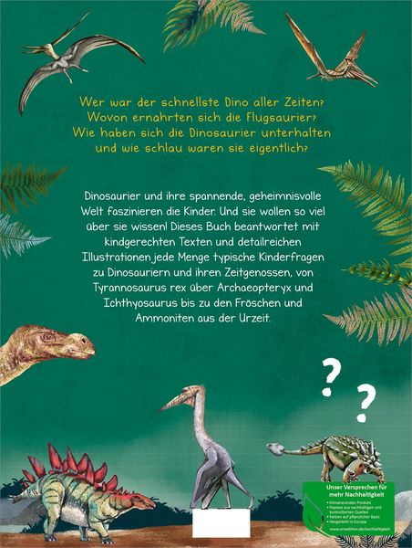 Produktbild: Was willst du wissen? Das gro&szlig;e Fragen- und Antwortenbuch &ndash; Dinosaurier