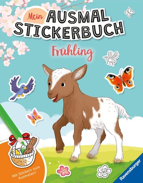 Produktbild: Mein Ausmalstickerbuch - Fr&uuml;hling