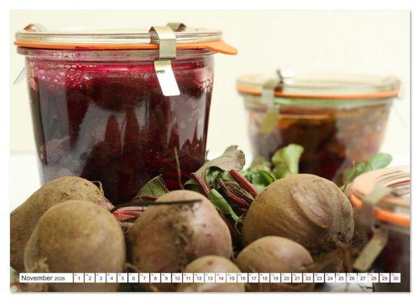 Produktbild: Fermentiertes Gem&uuml;se (Wandkalender 2026 DIN A3 quer), CALVENDO Monatskalender