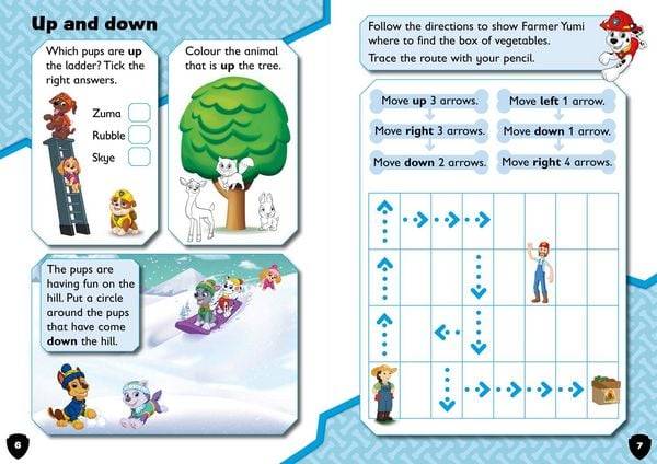 Produktbild: PAW Patrol Left, Right, Up, Down Activity Book