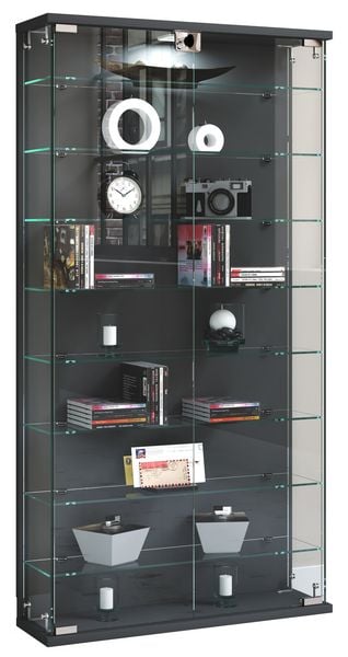Produktbild: Wandvitrine H&auml;ngevitrine Glasvitrine Relas L