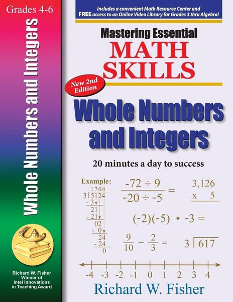 Produktbild: Mastering Essential Math Skills Whole Numbers and Integers, 2nd Edition