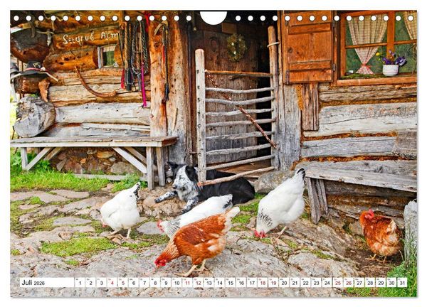Produktbild: Almen im S&uuml;dtiroler Ultental (Wandkalender 2026 DIN A4 quer), CALVENDO Monatskalender